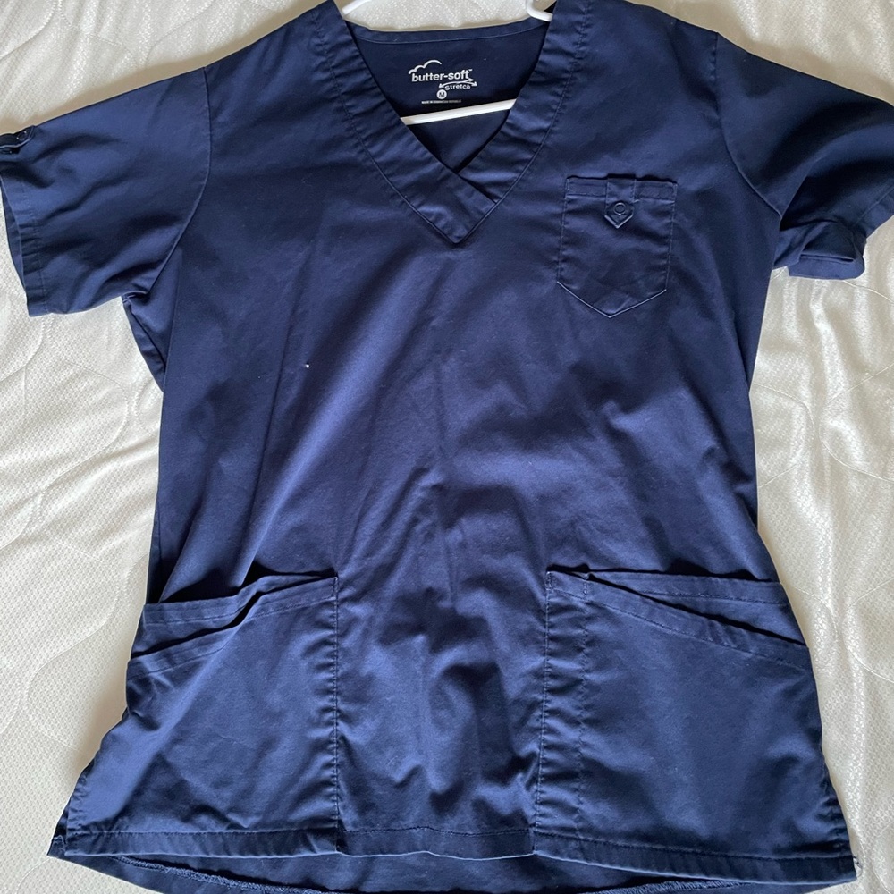 Navy UA Buttersoft Scrubs